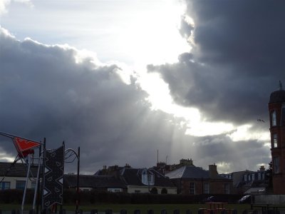 Dramatic sky over Portobello