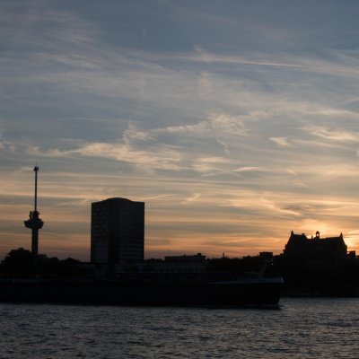 Rotterdam Euromast Sunset