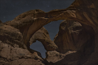Moonlit Night in Arches N.P. 