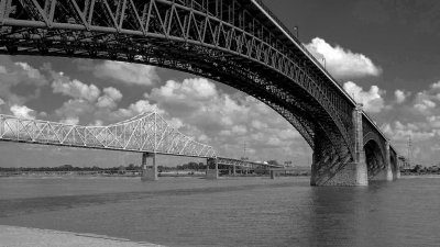 Eads  and M.L. King bridges in St. Louis.