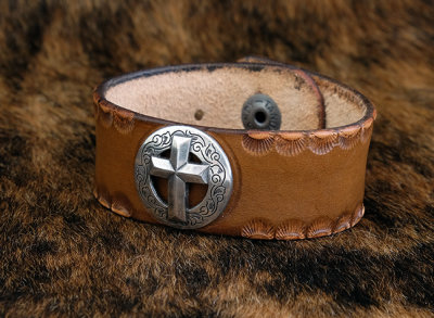Leather Bracelet-Cuff