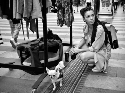 Girl and dog 2