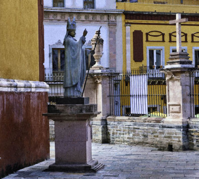 Front coutyard of the cathedral