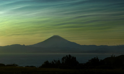 Mt Fuji from Shonan Village