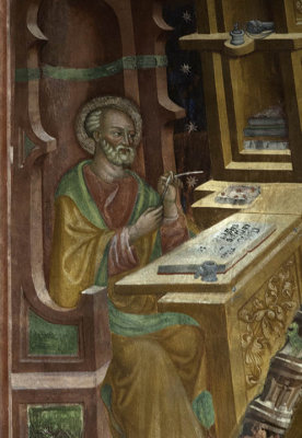 14th century fresco detail