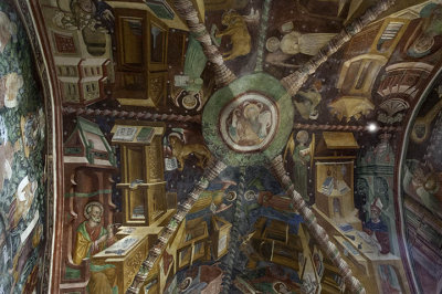 Vaulted ceiling frescos