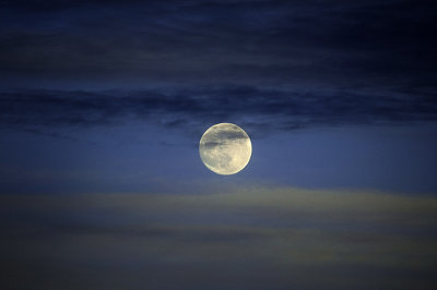 The moon from the 14th floor