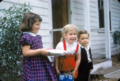 4_The Kids on Cindys Birthday with Package_October 1953.jpg
