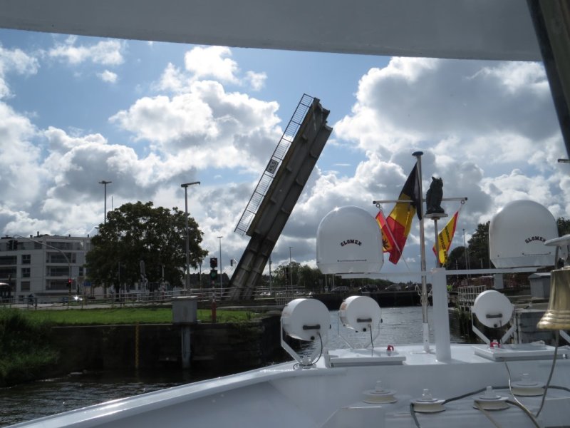 View from Bow - We passed through many locks