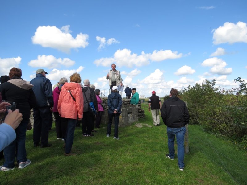 David explaining the battle here