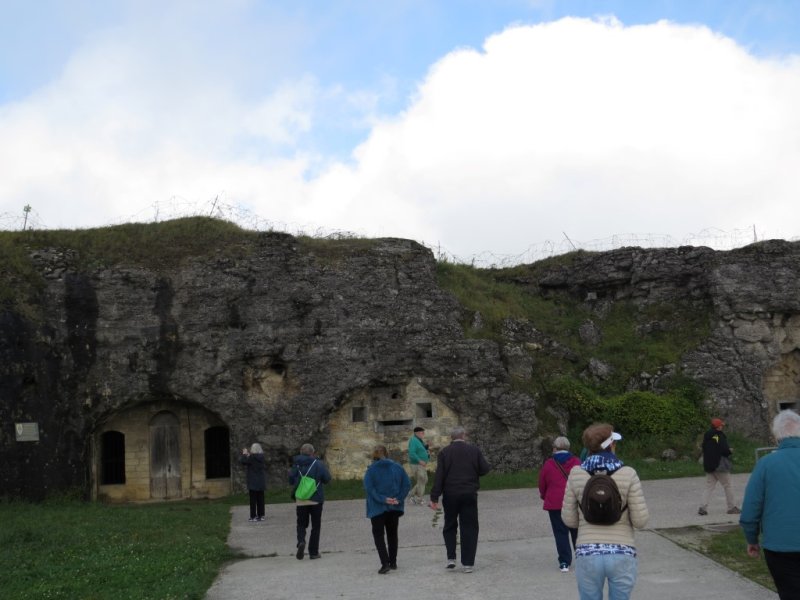 Entering fort