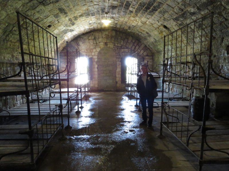 Inside fort
