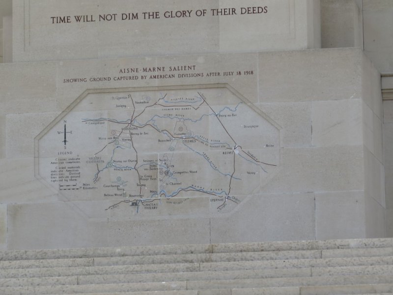 Map at Belleau Wood