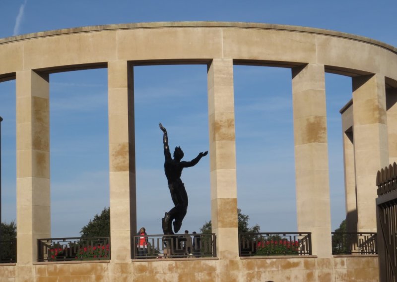 Statue at American Cemetery