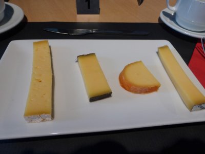 Assorted cheeses