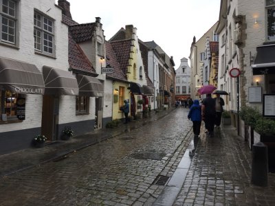 A street in Bruges