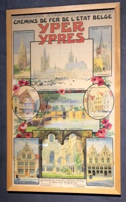 Ypres poster in museum