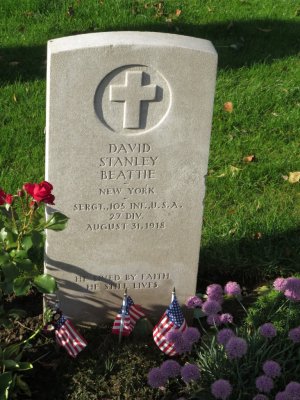 Gravestone at Lijssenthoek