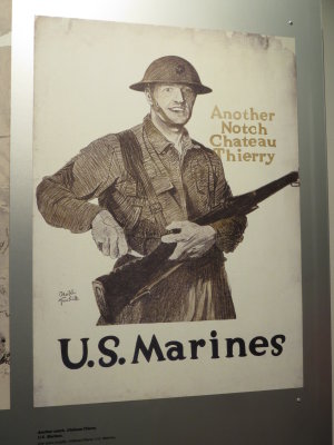 Marines poster - they turned the war around at Belleau Wood