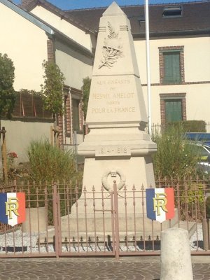 Memorial in Roissy, our first stop