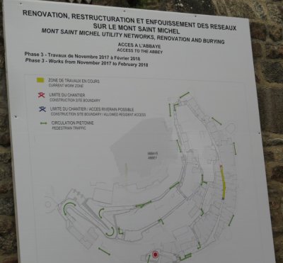 Map of Mont Saint Michel