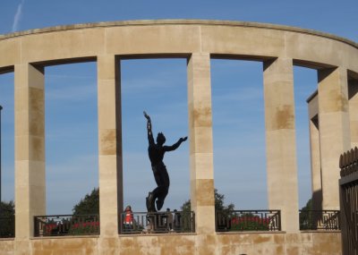 Statue at American Cemetery