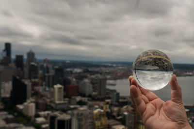 Seattle in glass