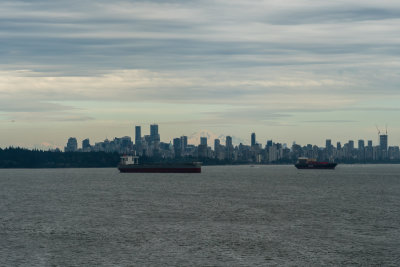 Mt. Baker over Vancouver skyline