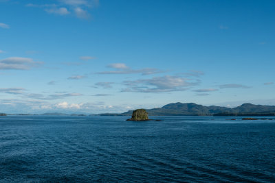 Sailing away from Ketchikan 