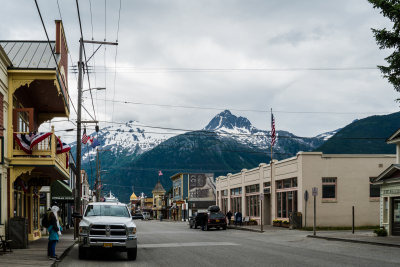 Downtown Skagway, home of two very nice breweries 