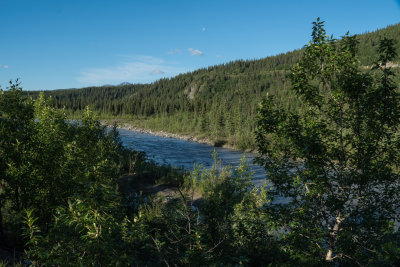 The Nenana River. We could hear it from our room