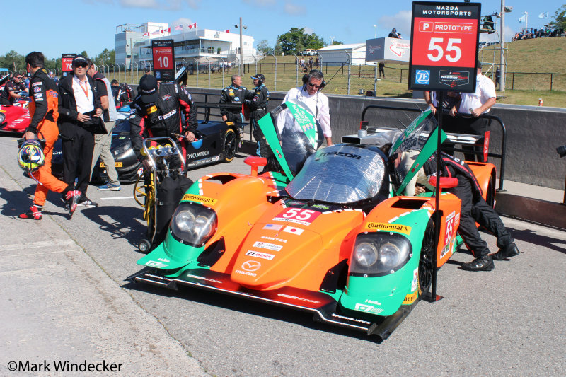 Pole P-Mazda Motorsports Mazda Prototype 