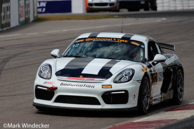 4th GS Cameron Cassels / Trent Hindman Porsche Cayman GT4 