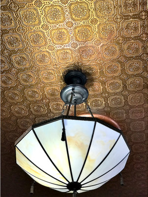 Office light fixture and celing, Elgin, TX
