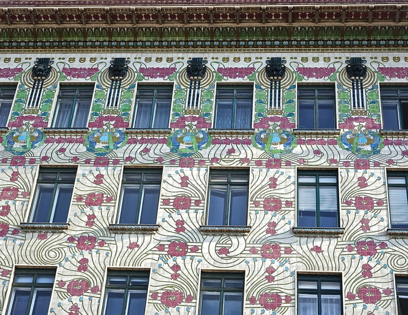  The Majolica House, Jugendstil decor