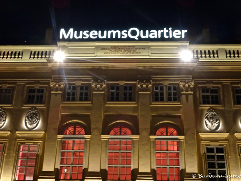 Museums Quartier at night