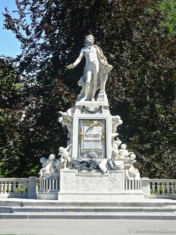 Burggarten, Mozart