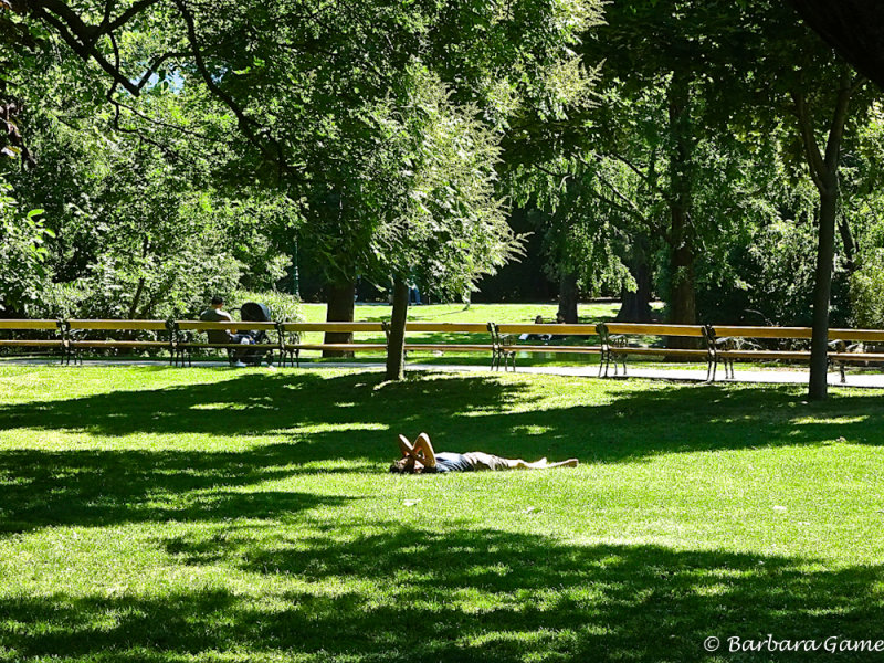 Stadtpark (City Park), summer relaxing