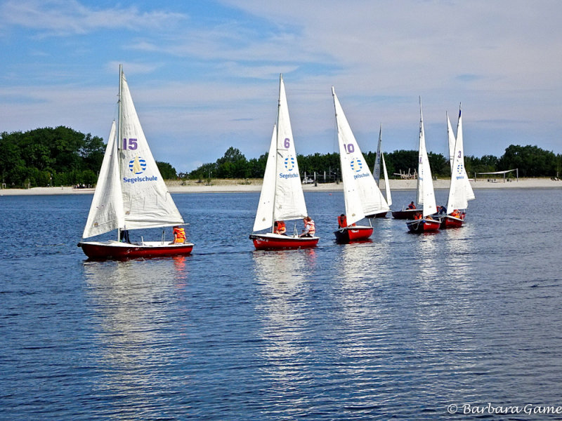 Junior sailors at Heiligenhafen