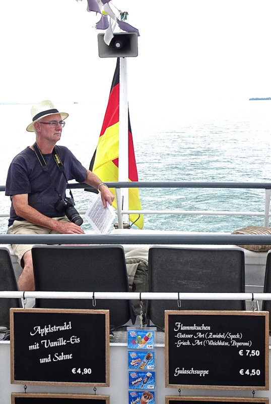 Aboard the excursion boat, Lake Constance