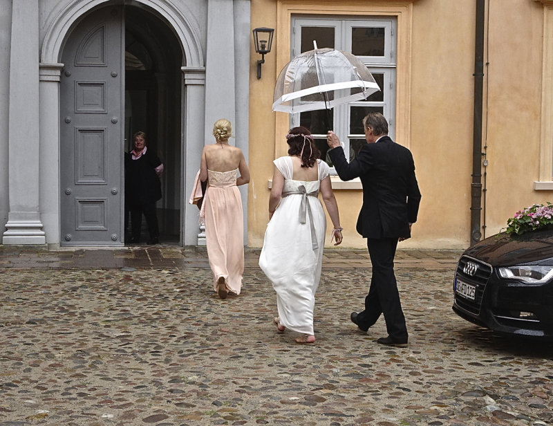 Eutin Schloss, Wedding party arrival