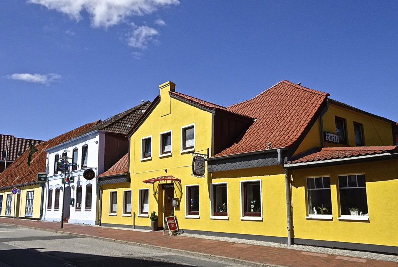 Fehmarn Island, colourful houses
