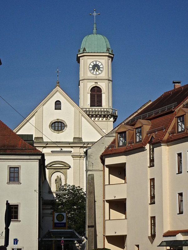 Regensburg,  church view