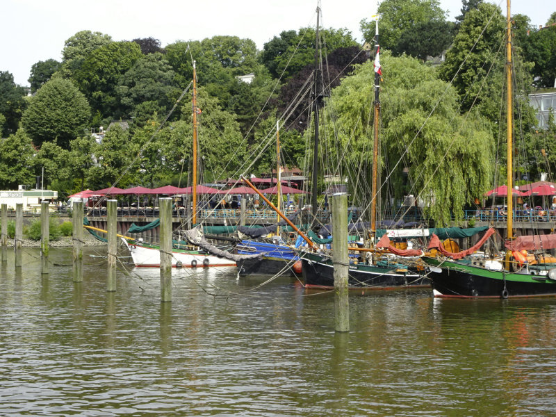 Marina along the River Elbe