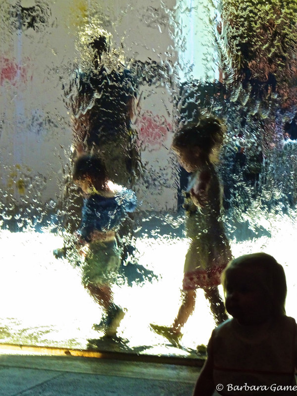 2018 The NGV Water Wall always intrigues children
