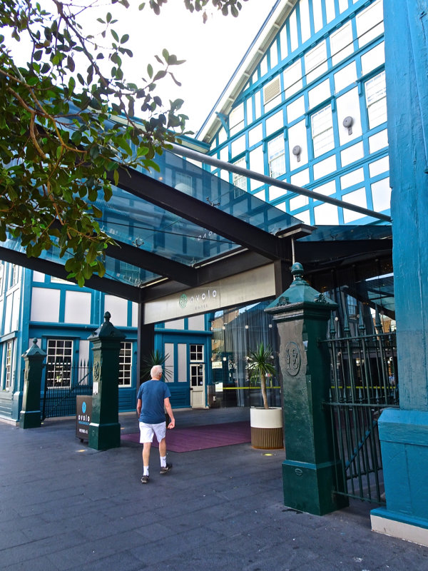 Entrance to Hotel Ovolo, once the old Woolloomooloo Warehouses
