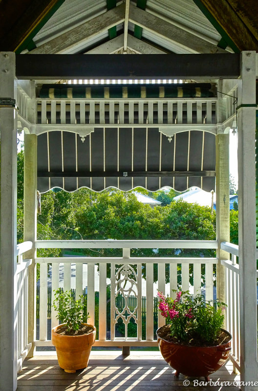 Open area to view the garden below