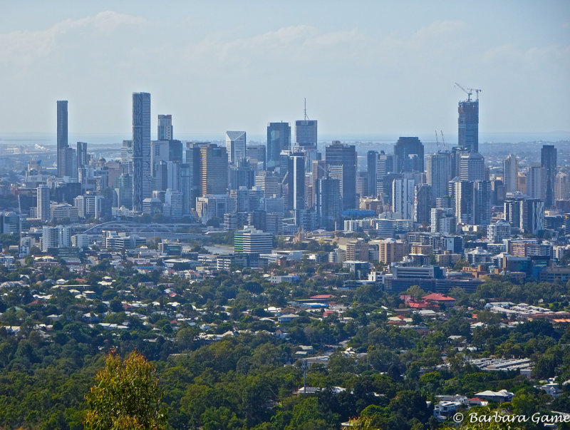 City view from Mount Coot-tha