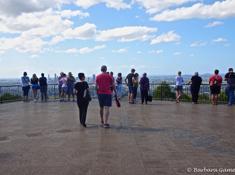 Mount Coot-tha Observation area in hills above Brisbane