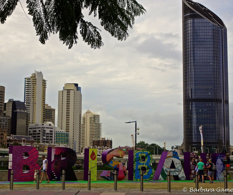 Along the Brisbane River, BRISBANE